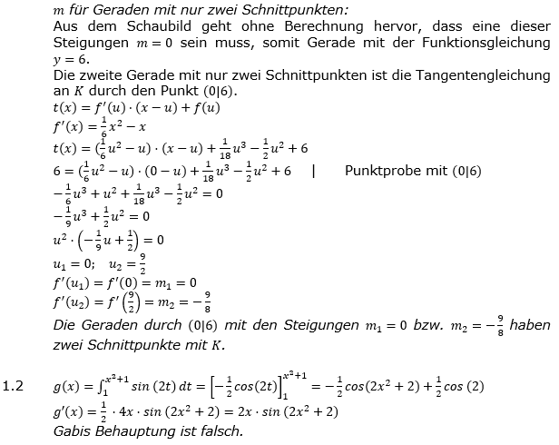 Abituraufgaben Berufsgymnasium Teil 2 mit Hilfmittel Analysis Abitur 2018 Lösung Bild 3 Abituraufgaben Berufsgymnasium Teil 2 mit Hilfmittel Analysis Abitur 2018 Lösung Bild 3/© by www.fit-in-mathe-online.de