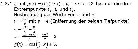 Abituraufgaben Berufsgymnasium Teil 2 mit Hilfmittel Analysis Abitur 2022 Lösung 1.3 Bild 5/© by www.fit-in-mathe-online.de