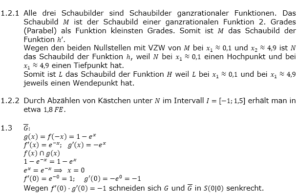 Abituraufgaben Berufsgymnasium Teil 2 mit Hilfmittel Analysis Mustersatz 7 Lösung Bild 2 Abituraufgaben Berufsgymnasium Teil 2 mit Hilfmittel Analysis Mustersatz 7 Lösung Bild 2/© by www.fit-in-mathe-online.de