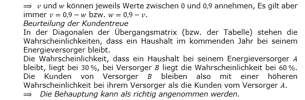 Abituraufgaben Berufsgymnasium Teil 4 mit Hilfmittel Matrizen und Prozesse Mustersatz 1 Lösung Bild 2 Abituraufgaben Berufsgymnasium Teil 4 mit Hilfmittel Matrizen und Prozesse Mustersatz 1 Lösung Bild 2/© by www.fit-in-mathe-online.de