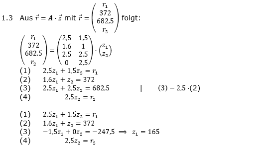 Abituraufgaben Berufsgymnasium Teil 4 mit Hilfmittel Matrizen und Prozesse Mustersatz 5 Lösung Bild 2 Abituraufgaben Berufsgymnasium Teil 4 mit Hilfmittel Matrizen und Prozesse Mustersatz 5 Lösung Bild 2/© by www.fit-in-mathe-online.de