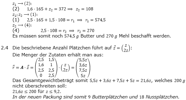 Abituraufgaben Berufsgymnasium Teil 4 mit Hilfmittel Matrizen und Prozesse Mustersatz 5 Lösung Bild 3 Abituraufgaben Berufsgymnasium Teil 4 mit Hilfmittel Matrizen und Prozesse Mustersatz 5 Lösung Bild 3/© by www.fit-in-mathe-online.de