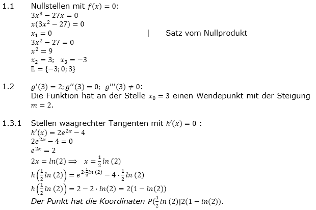 Abituraufgaben Berufsgymnasium Teil 1 ohne Hilfmittel Analysis Abitur 2017 Lösung Bild 1 Abituraufgaben Berufsgymnasium Teil 1 ohne Hilfmittel Analysis Abitur 2017 Lösung Bild 1/© by www.fit-in-mathe-online.de