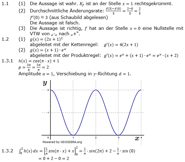 Abituraufgaben Berufsgymnasium Teil 1 ohne Hilfmittel Analysis Abitur 2018 Lösung Bild 1 Abituraufgaben Berufsgymnasium Teil 1 ohne Hilfmittel Analysis Abitur 2018 Lösung Bild 1/© by www.fit-in-mathe-online.de