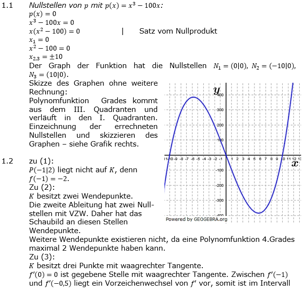 Abituraufgaben Berufsgymnasium Teil 1 ohne Hilfmittel Analysis Abitur 2020 Lösung Bild 1 Abituraufgaben Berufsgymnasium Teil 1 ohne Hilfmittel Analysis Abitur 2020 Lösung Bild 1/© by www.fit-in-mathe-online.de