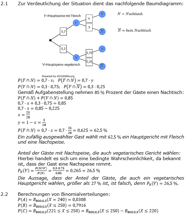 Abituraufgaben Berufsgymnasium Teil 3 mit Hilfmittel Stochastik Abitur 2020 Aufgabe 2 Lösung Bild 1 Abituraufgaben Berufsgymnasium Teil 3 mit Hilfmittel Stochastik Abitur 2020 Aufgabe 2 Lösung Bild 1/© by www.fit-in-mathe-online.de