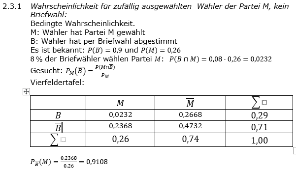 Abituraufgaben Berufsgymnasium Teil 3 mit Hilfmittel Stochastik Abitur 2021 Aufgabe 2 Lösung Bild 2/© by www.fit-in-mathe-online.de