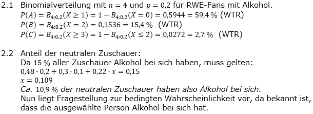 Abituraufgaben Berufsgymnasium Teil 3 mit Hilfmittel Stochastik Mustersatz 12 Lösung Bild 1 Abituraufgaben Berufsgymnasium Teil 3 mit Hilfmittel Stochastik Mustersatz 12 Lösung Bild 1/© by www.fit-in-mathe-online.de