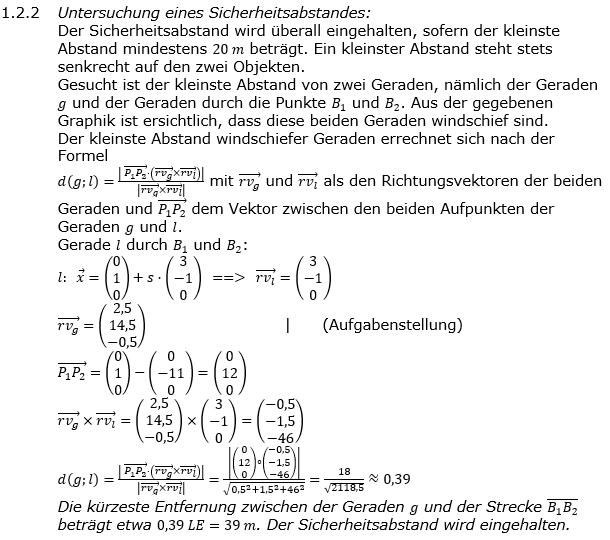 Abituraufgaben Berufsgymnasium Teil 4 mit Hilfmittel Vektorgeometrie Abituraufgabe 2019 Lösung Bild 2 Abituraufgaben Berufsgymnasium Teil 4 mit Hilfmittel Vektorgeometrie Abituraufgabe 2019 Lösung Bild 2/© by www.fit-in-mathe-online.de