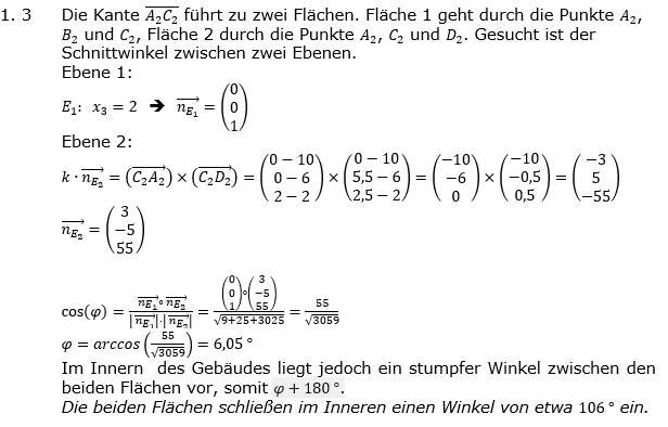 Abituraufgaben Berufsgymnasium Teil 4 mit Hilfmittel Vektorgeometrie Abituraufgabe 2020 Lösung Bild 2 Abituraufgaben Berufsgymnasium Teil 4 mit Hilfmittel Vektorgeometrie Abituraufgabe 2020 Lösung Bild 2/© by www.fit-in-mathe-online.de