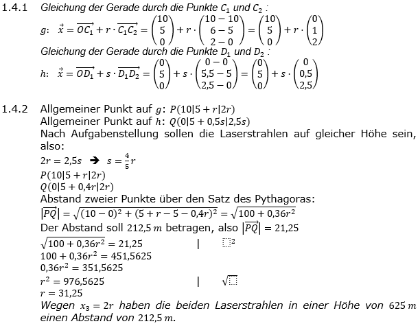 Abituraufgaben Berufsgymnasium Teil 4 mit Hilfmittel Vektorgeometrie Abituraufgabe 2020 Lösung Bild 3 Abituraufgaben Berufsgymnasium Teil 4 mit Hilfmittel Vektorgeometrie Abituraufgabe 2020 Lösung Bild 3/© by www.fit-in-mathe-online.de