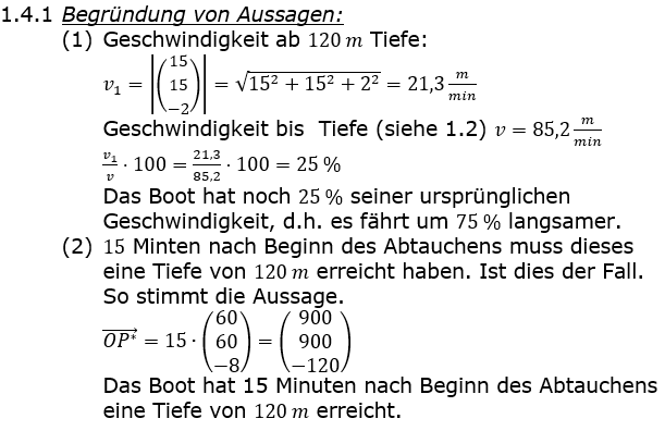 Abituraufgaben Berufsgymnasium Teil 4 mit Hilfmittel Vektorgeometrie Abituraufgabe 2022 A1 Lösung Bild 3/© by www.fit-in-mathe-online.de