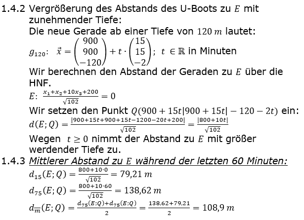 Abituraufgaben Berufsgymnasium Teil 4 mit Hilfmittel Vektorgeometrie Abituraufgabe 2022 A1 Lösung Bild 4/© by www.fit-in-mathe-online.de