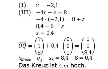 Abituraufgaben Berufsgymnasium Teil 4 mit Hilfmittel Vektorgeometrie Abituraufgabe 2022 A2 Lösung Bild 4/© by www.fit-in-mathe-online.de