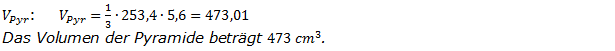 Realschulabschluss Besondere Pyramiden Lösungen Wahlteilaufgabe W3a/2005 Bild 7/© by www.fit-in-mathe-online.de