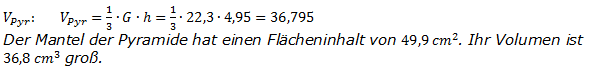 Realschulabschluss Besondere Pyramiden Lösungen Wahlteilaufgabe W3a/2007 Bild 4/© by www.fit-in-mathe-online.de