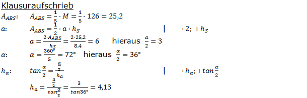 Realschulabschluss Besondere Pyramiden Lösungen Wahlteilaufgabe W2a/2009 Bild 2/© by www.fit-in-mathe-online.de