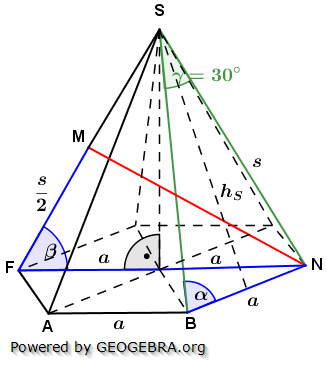 Realschulabschluss Besondere Pyramiden Lösungs-Graphik Wahlteilaufgabe W2b/2010/© by www.fit-in-mathe-online.de