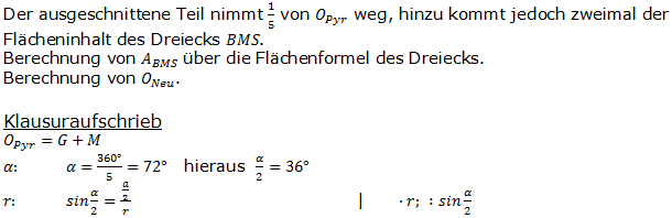 Realschulabschluss Besondere Pyramiden Lösungen Wahlteilaufgabe W2a/2011 Bild 2/© by www.fit-in-mathe-online.de