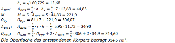 Realschulabschluss Besondere Pyramiden Lösungen Wahlteilaufgabe W2a/2011 Bild 7/© by www.fit-in-mathe-online.de