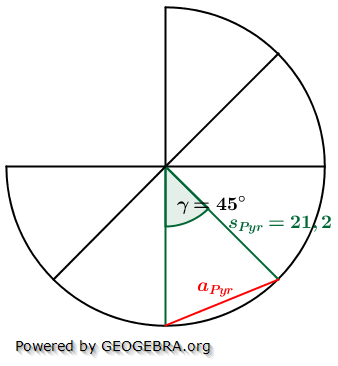 Realschulabschluss Besondere Pyramiden Lösungs-Graphik 02 Wahlteilaufgabe W2a/2015/© by www.fit-in-mathe-online.de