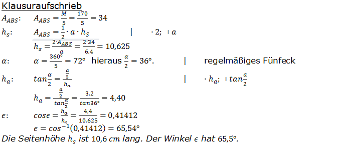 Realschulabschluss Besondere Pyramiden Lösungen Pflichtteilaufgabe P5/2004 Bild 2/© by www.fit-in-mathe-online.de
