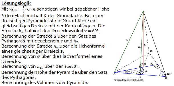 Realschulabschluss Besondere Pyramiden Lösungen Übungsaufgabe A2 Bild 1 Realschulabschluss Besondere Pyramiden Lösungen Übungsaufgabe A2 Bild 1/© by www.fit-in-mathe-online.de