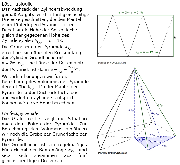 Realschulabschluss Besondere Pyramiden Lösungen Wahlteilaufgabe W2a/2017 Bild 1/© by www.fit-in-mathe-online.de