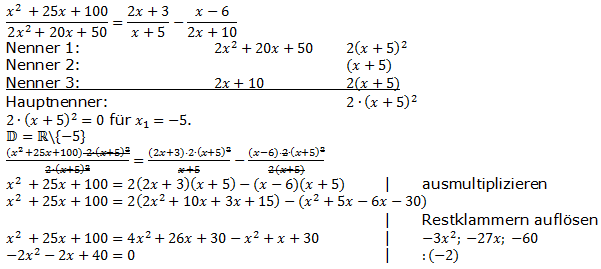 Lösungen zum Aufgabensatz W2b/2004 Graphik 1 Realschulabschluss Bruchgleichungen Wahlteilaufgaben/© by www.fit-in-mathe-online.de