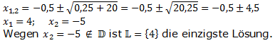 Lösungen zum Aufgabensatz W2b/2004 Graphik 3 Realschulabschluss Bruchgleichungen Wahlteilaufgaben/© by www.fit-in-mathe-online.de