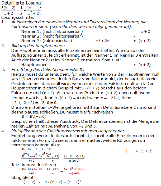 Lösungen zum Aufgabensatz 01 Graphik 1 Realschulabschluss Bruchgleichungen Übungsaufgaben/© by www.fit-in-mathe-online.de