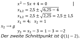 Realschulabschluss Gerade und Parabel Lösung A03P6 Bild 2 Realschulabschluss Gerade und Parabel Lösung A03P6 Bild 2/© by www.fit-in-mathe-online.de