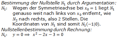 Realschulabschluss Gerade und Parabel Lösung A12P6 Bild 2 Realschulabschluss Gerade und Parabel Lösung A12P6 Bild 2/© by www.fit-in-mathe-online.de