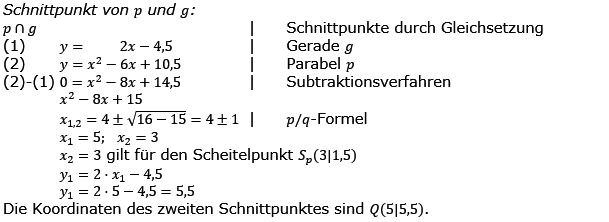 Realschulabschluss Gerade und Parabel Lösung A16P6 Bild 3/© by www.fit-in-mathe-online.de
