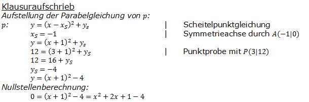 Realschulabschluss Gerade und Parabel Lösung W12W3b Bild 3/© by www.fit-in-mathe-online.de
