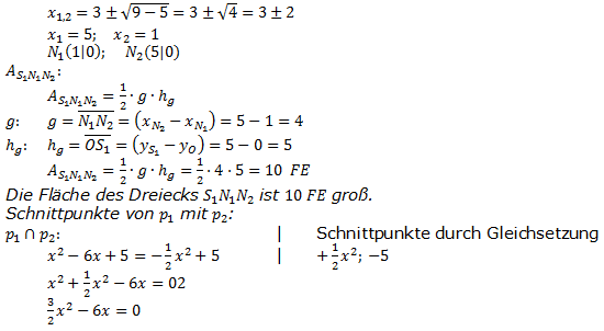 Realschulabschluss Gerade und Parabel Lösung W13W3b Bild 3/© by www.fit-in-mathe-online.de