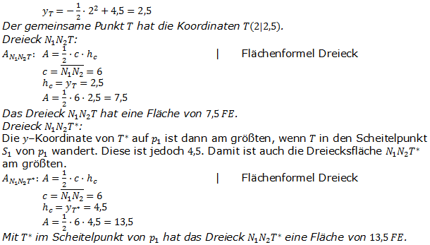 Realschulabschluss Gerade und Parabel Lösung W15W3b Bild 4/© by www.fit-in-mathe-online.de