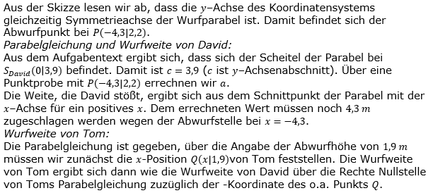 Realschulabschluss Gerade und Parabel Lösung W15W4b Bild 1/© by www.fit-in-mathe-online.de