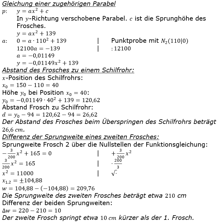 Realschulabschluss Gerade und Parabel Lösung B23A3BL03 Bild 2/© by www.fit-in-mathe-online.de