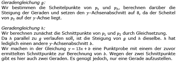 Realschulabschluss Gerade und Parabel Lösung W16W3a Bild 2/© by www.fit-in-mathe-online.de