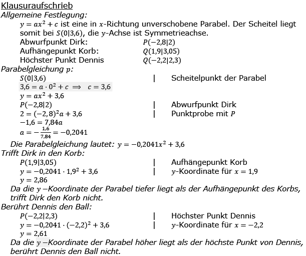 Realschulabschluss Gerade und Parabel Lösung W16W4b Bild 3/© by www.fit-in-mathe-online.de