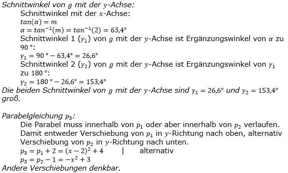 Realschulabschluss Gerade und Parabel Lösung W19W3a Bild 4/© by www.fit-in-mathe-online.de