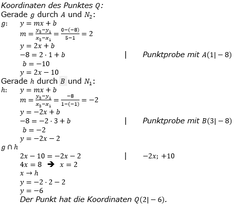 Realschulabschluss Gerade und Parabel Lösung W211bL04 Bild 3/© by www.fit-in-mathe-online.de