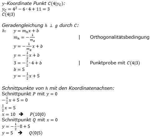 Realschulabschluss Trigonometrie Wahlteil B4a2021 Lösung Bild 3/© by www.fit-in-mathe-online.de