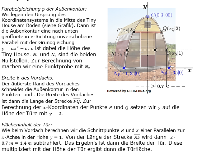 Realschulabschluss Gerade und Parabel Lösung W223bL02 Bild 1/© by www.fit-in-mathe-online.de