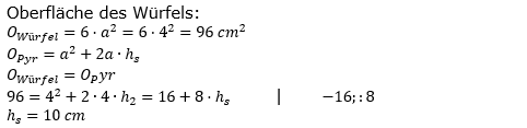 RS-Abschluss Pflichtteil A1 Lösungen zum Aufgabensatz 4 Mustersatz 1 Bild 1/© by www.fit-in-mathe-online.de