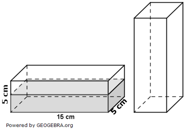 In dem abgebildeten liegenden Quader befinden sich 210 ml Wasser. (Realschulabschluss Pflichtteil A1 (ohne Hilfsmittel) Mustersatz 3 Aufgabengraphik M03A301) Die Abbildung zeigt die vier Felder F1 bis F4, auf die nach folgende Regel Plättchen gelegt werden sollen: (Realschulabschluss Pflichtteil A1 (ohne Hilfsmittel) Mustersatz 3 Aufgabengraphik M03A301/© by www.fit-in-mathe-online.de)