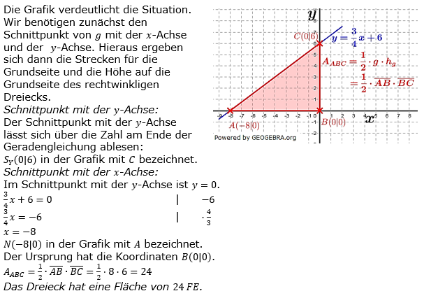 RS-Abschluss Pflichtteil A1 Lösungen zum Aufgabensatz 7 Mustersatz 3 Bild 1/© by www.fit-in-mathe-online.de