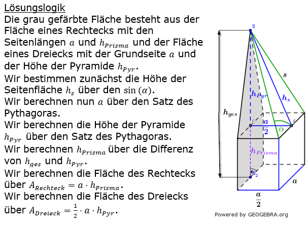 Realschulabschluss Zusammengesetzte Körper Lösungen Pflichtteilaufgabe A2/2023 Bild 1/© by www.fit-in-mathe-online.de