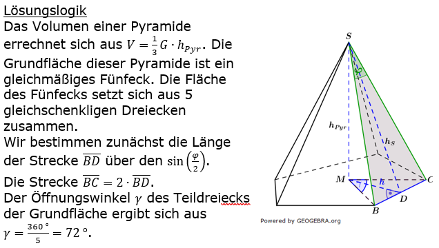 Realschulabschluss Besondere Pyramiden Lösungen Pflichtteilaufgabe A2/2024 Bild 1/© by www.fit-in-mathe-online.de